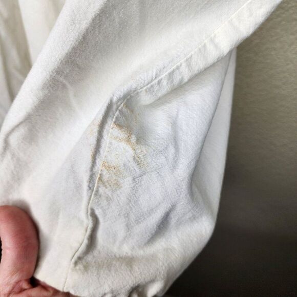 Vintage Mexican Puerto Vallarta Sailfish Shirt Mens M White Surfer - Picture 12 of 12